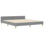 Estructura de Cama Gris Claro 180x200 cm Tela | Foro24.es | Tu tienda online para hogar, jardín y más Foro24.es