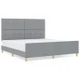 Estructura de Cama Gris Claro 180x200 cm Tela | Foro24.es | Tu tienda online para hogar, jardín y más Foro24.es