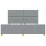 Estructura de Cama Gris Claro 180x200 cm Tela | Foro24.es | Tu tienda online para hogar, jardín y más Foro24.es