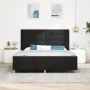 Estructura de Cama Negra 180x200 cm de Tela by , Beds and slatted bases - Ref: Foro24-3344748, Price: 258,94 €, Discount: %