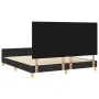 Estructura de Cama Negra 180x200 cm de Tela by , Beds and slatted bases - Ref: Foro24-3344748, Price: 258,94 €, Discount: %