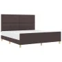 Estructura de Cama Marrón Oscuro 180x200 cm Tela von , Betten und Lattenroste - Ref: Foro24-3344749, Preis: 258,31 €, Rabatt: %