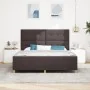 Estructura de Cama Marrón Oscuro 180x200 cm Tela von , Betten und Lattenroste - Ref: Foro24-3344749, Preis: 258,31 €, Rabatt: %