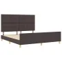 Estructura de Cama Marrón Oscuro 180x200 cm Tela von , Betten und Lattenroste - Ref: Foro24-3344749, Preis: 258,31 €, Rabatt: %
