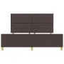Estructura de Cama Marrón Oscuro 180x200 cm Tela von , Betten und Lattenroste - Ref: Foro24-3344749, Preis: 258,31 €, Rabatt: %