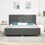 Marco de Cama Gris Oscuro 200x200 cm Tela de , Camas y somieres - Ref: Foro24-3344754, Precio: 270,79 €, Descuento: %