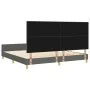 Marco de Cama Gris Oscuro 200x200 cm Tela de , Camas y somieres - Ref: Foro24-3344754, Precio: 270,79 €, Descuento: %