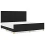 Cama Negra 200x200 cm de Tela | Foro24.es | Tu tienda online para hogar, jardín y más Foro24.es