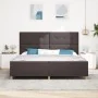 Estructura de cama en marrón oscuro 200x200 cm de tela | Foro24.es | Tu tienda online para hogar, jardín y más Foro24.es