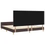 Estructura de cama en marrón oscuro 200x200 cm de tela | Foro24.es | Tu tienda online para hogar, jardín y más Foro24.es