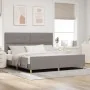 Cama de Tela Taupe 200x200 cm de , Camas y somieres - Ref: Foro24-3344757, Precio: 271,98 €, Descuento: %