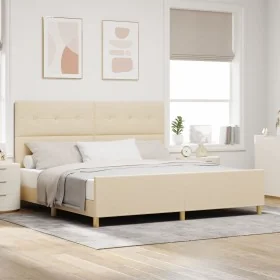 Comprar Cama Crema 200x200 cm en Tela
