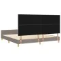 Cama de Tela Taupe 200x200 cm de , Camas y somieres - Ref: Foro24-3344757, Precio: 271,98 €, Descuento: %