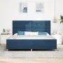 Estructura de Cama Azul 200x200 cm de Tela | Foro24.es | Tu tienda online para hogar, jardín y más Foro24.es