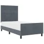 Estructura de cama Gris oscuro 80x200 cm Terciopelo by , Beds and slatted bases - Ref: Foro24-3344904, Price: 152,74 €, Disco...