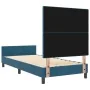 Cama Azul Oscuro 80x200 cm Terciopelo de , Camas y somieres - Ref: Foro24-3344907, Precio: 143,86 €, Descuento: %