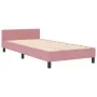 Estructura de cama de terciopelo rosa 80x200 cm by , Beds and slatted bases - Ref: Foro24-3344908, Price: 161,15 €, Discount: %