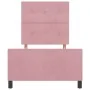 Estructura de cama de terciopelo rosa 80x200 cm by , Beds and slatted bases - Ref: Foro24-3344908, Price: 161,15 €, Discount: %