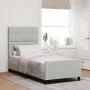 Estructura de Cama Gris Claro 90x200 cm Terciopelo de , Camas y somieres - Ref: Foro24-3344915, Precio: 156,02 €, Descuento: %
