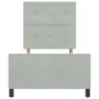 Estructura de Cama Gris Claro 90x200 cm Terciopelo de , Camas y somieres - Ref: Foro24-3344915, Precio: 156,02 €, Descuento: %