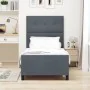 Estructura de Cama en Gris Oscuro, 100x200 cm, Hecha de Terciopelo | Foro24.es | Tu tienda online para hogar, jardín y más Foro24.es
