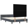 Estructura de cama Gris oscuro 120x190 cm Terciopelo de , Camas y somieres - Ref: Foro24-3344928, Precio: 182,40 €, Descuento: %