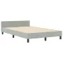 Estructura de Cama de Terciopelo Gris Claro 120x200 cm de , Camas y somieres - Ref: Foro24-3344933, Precio: 183,36 €, Descuen...