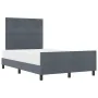 Cama Estructura Gris Oscuro 120x200 cm Terciopelo de , Camas y somieres - Ref: Foro24-3344934, Precio: 199,11 €, Descuento: %
