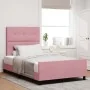Estructura de Cama de Terciopelo Rosa 120x200 cm von , Betten und Lattenroste - Ref: Foro24-3344938, Preis: 195,78 €, Rabatt: %