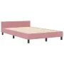 Estructura de Cama de Terciopelo Rosa 120x200 cm von , Betten und Lattenroste - Ref: Foro24-3344938, Preis: 195,78 €, Rabatt: %