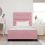 Estructura de Cama de Terciopelo Rosa 120x200 cm von , Betten und Lattenroste - Ref: Foro24-3344938, Preis: 195,78 €, Rabatt: %