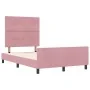 Estructura de Cama de Terciopelo Rosa 120x200 cm von , Betten und Lattenroste - Ref: Foro24-3344938, Preis: 195,78 €, Rabatt: %
