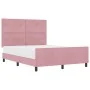 Estructura de Cama de Terciopelo Rosa 140x190 cm | Foro24.es | Tu tienda online para hogar, jardín y más Foro24.es