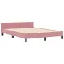 Estructura de Cama de Terciopelo Rosa 140x190 cm | Foro24.es | Tu tienda online para hogar, jardín y más Foro24.es