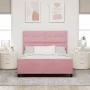 Estructura de Cama de Terciopelo Rosa 140x190 cm | Foro24.es | Tu tienda online para hogar, jardín y más Foro24.es