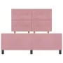 Estructura de Cama de Terciopelo Rosa 140x190 cm | Foro24.es | Tu tienda online para hogar, jardín y más Foro24.es