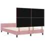 Estructura de Cama de Terciopelo Rosa 140x190 cm | Foro24.es | Tu tienda online para hogar, jardín y más Foro24.es