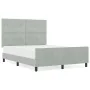 Estructura de Cama Gris Claro 140x200 cm Terciopelo | Foro24.es | Tu tienda online para hogar, jardín y más Foro24.es