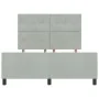 Estructura de Cama Gris Claro 140x200 cm Terciopelo | Foro24.es | Tu tienda online para hogar, jardín y más Foro24.es