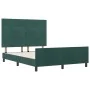 Estructura de Cama Verde Oscuro 140x200 cm Terciopelo | Foro24.es | Tu tienda online para hogar, jardín y más Foro24.es