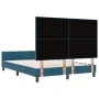 Estructura de Cama Azul Oscuro 160x200 cm Terciopelo by , Beds and slatted bases - Ref: Foro24-3344955, Price: 252,19 €, Disc...