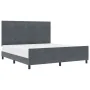 Estructura de Cama Gris Oscuro 180x200 cm Terciopelo by , Beds and slatted bases - Ref: Foro24-3344958, Price: 260,07 €, Disc...