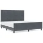 Estructura de Cama Gris Oscuro 180x200 cm Terciopelo by , Beds and slatted bases - Ref: Foro24-3344958, Price: 260,07 €, Disc...