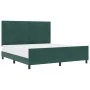 Marco de Cama Verde Oscuro 180x200 cm Terciopelo von , Betten und Lattenroste - Ref: Foro24-3344960, Preis: 283,15 €, Rabatt: %