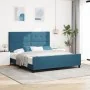 Cama Azul Oscuro 180x200 cm Terciopelo von , Betten und Lattenroste - Ref: Foro24-3344961, Preis: 261,55 €, Rabatt: %
