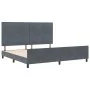 Estructura de Cama Gris Oscuro 200x200 cm Terciopelo by , Beds and slatted bases - Ref: Foro24-3344964, Price: 271,65 €, Disc...