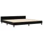 Estructura de Cama Negra 200x200 cm Terciopelo von , Betten und Lattenroste - Ref: Foro24-3344965, Preis: 270,01 €, Rabatt: %