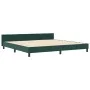 Estructura de cama Verde Oscuro 200x200 cm Terciopelo | Foro24.es | Tu tienda online para hogar, jardín y más Foro24.es