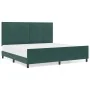 Estructura de cama Verde Oscuro 200x200 cm Terciopelo | Foro24.es | Tu tienda online para hogar, jardín y más Foro24.es
