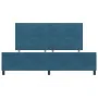 Cama Azul Oscuro 200x200 cm Terciopelo by , Beds and slatted bases - Ref: Foro24-3344967, Price: 275,48 €, Discount: %